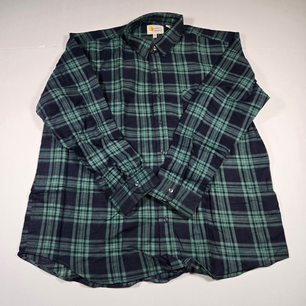 Men's Southern Classics Flannel in Large [16 3/4] MADE IN SOUTH AFRICA